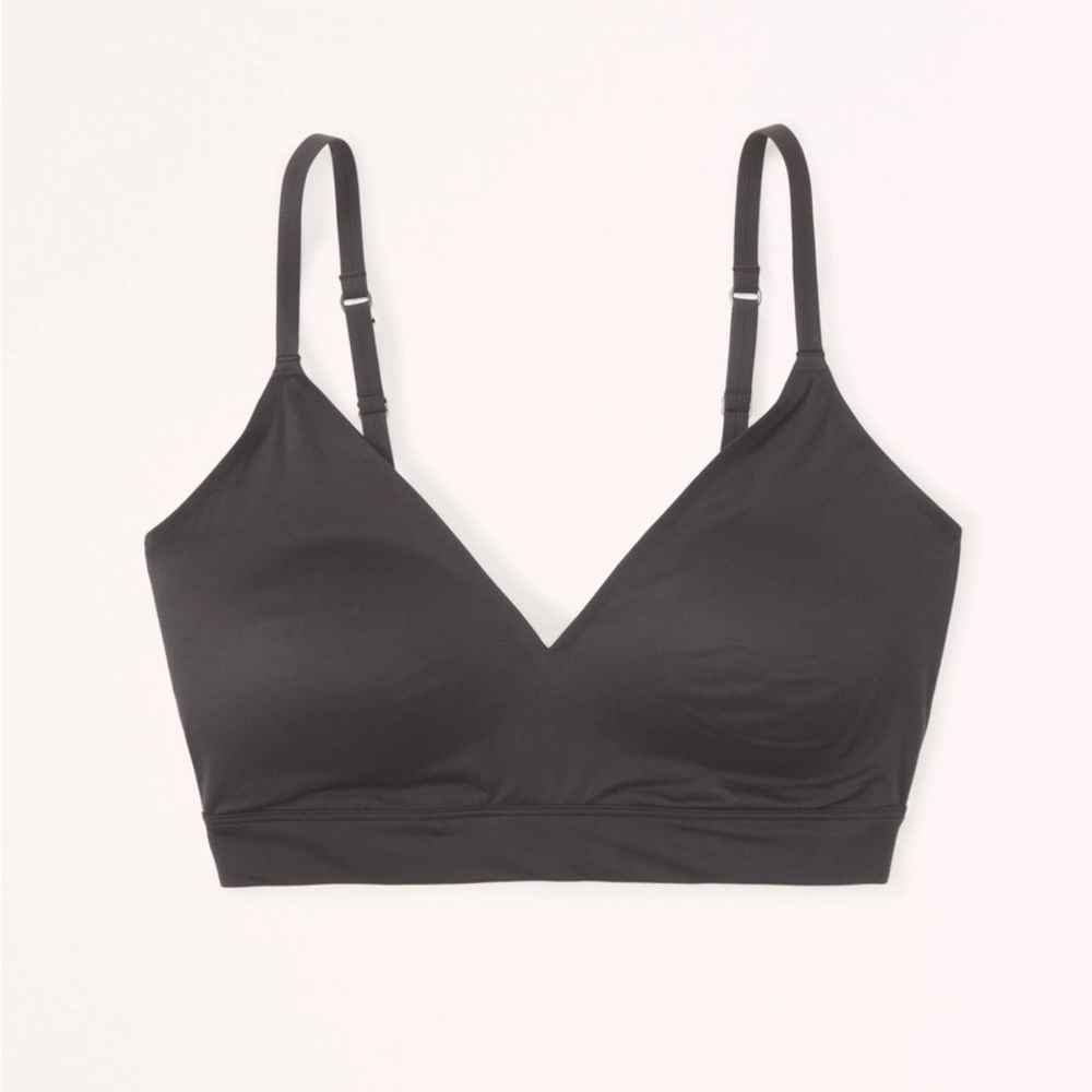 Curve Love Next to Naked V-Neck Bralette Black
